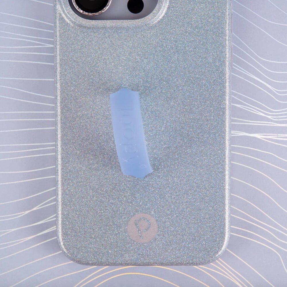 NWT Loopy PLATINUM SPARKLE iPhone 15 Pro Max Phone Case - Righty - Picture 11 of 13